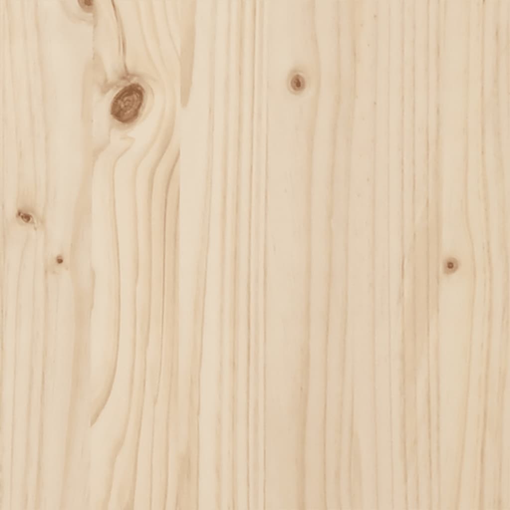 vidaXL Stalviršis, 30x3cm, pušies medienos masyvas, apskritas