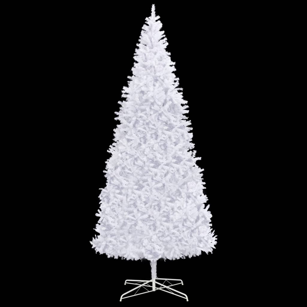 vidaXL Dirbtinė apšviesta Kalėdų eglutė, baltos spalvos, 400cm