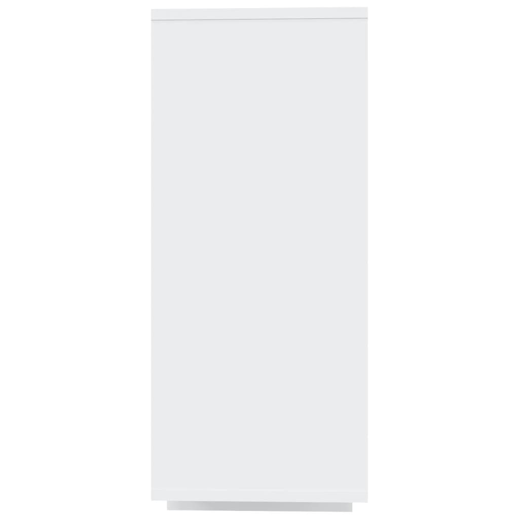 vidaXL Šoninė spintelė, baltos spalvos, 120x30x75cm, MDP