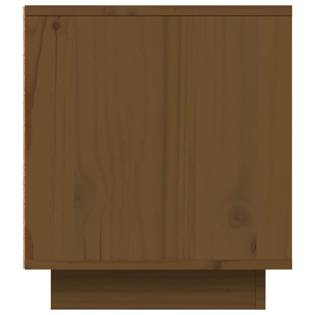 vidaXL Televizoriaus spintelė, medaus ruda, 80x35x40,5cm, pušis