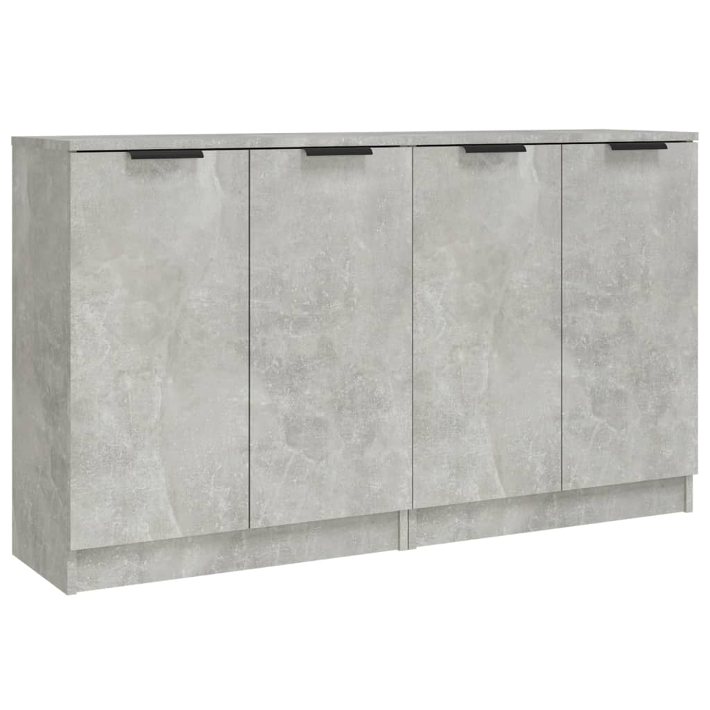 vidaXL Šoninės spintelės, 2vnt., betono pilkos, 60x30x70cm, mediena