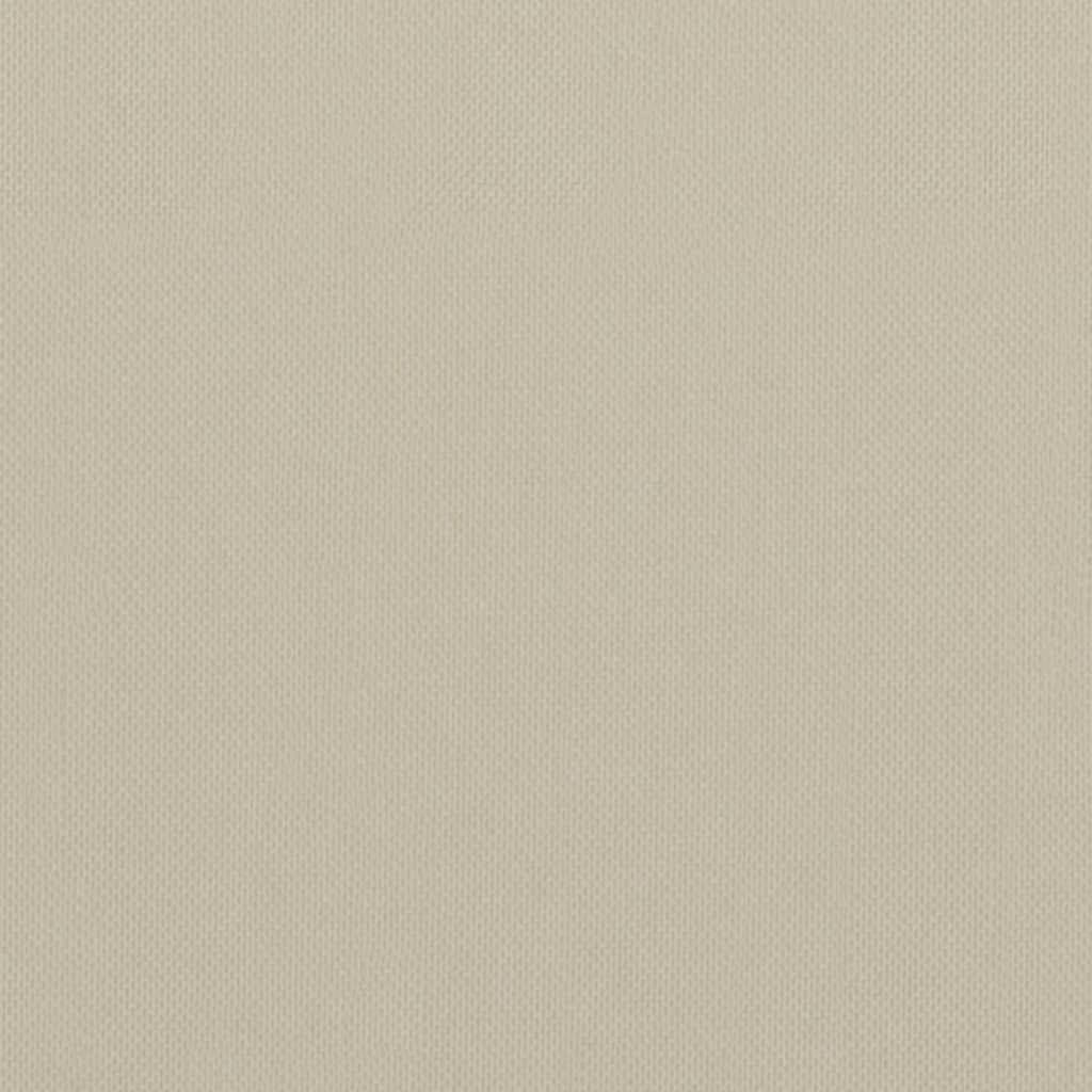vidaXL Balkono pertvara, smėlio spalvos, 120x600cm, oksfordo audinys