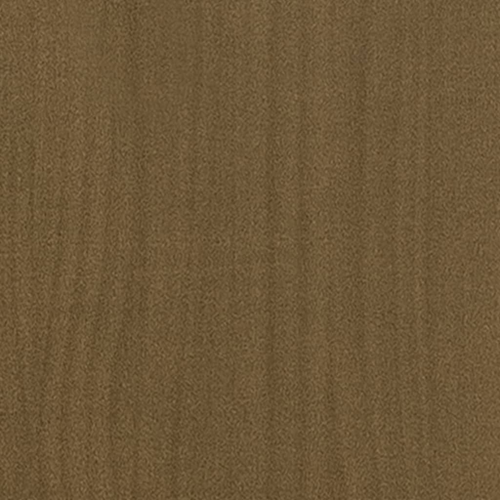 vidaXL Naktinė spintelė, medaus ruda, 40x30,5x40cm, pušies masyvas