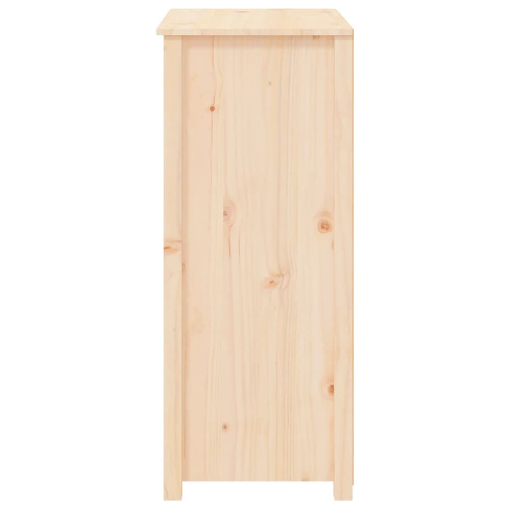 vidaXL Komoda, 83x41,5x100cm, pušies medienos masyvas
