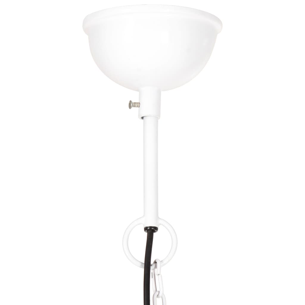 vidaXL Pakabinamas šviestuvas, baltas, 40cm, 25W, apskritas, E27