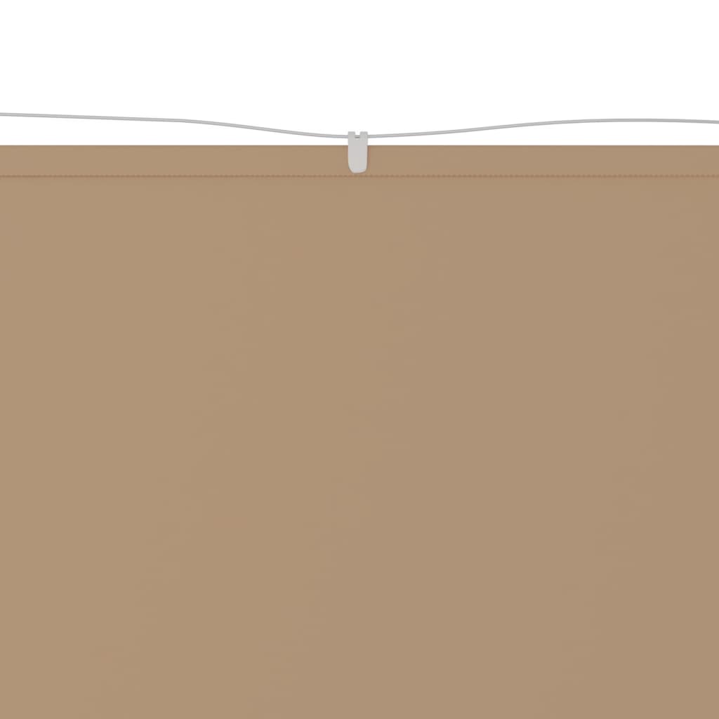 vidaXL Vertikali markizė, taupe spalvos, 60x270cm, oksfordo audinys