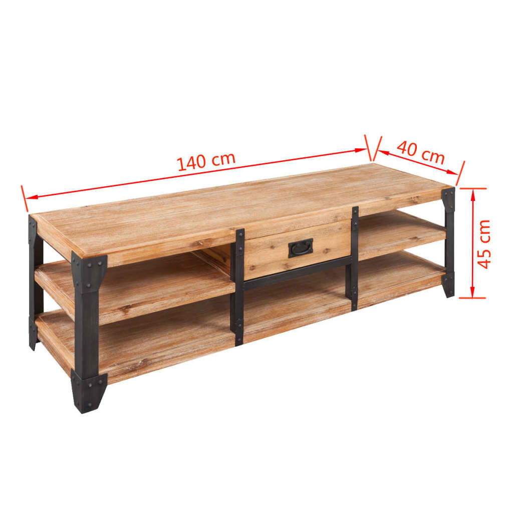 vidaXL Svetainės baldų komplektas, 3d., masyvi akacijos mediena