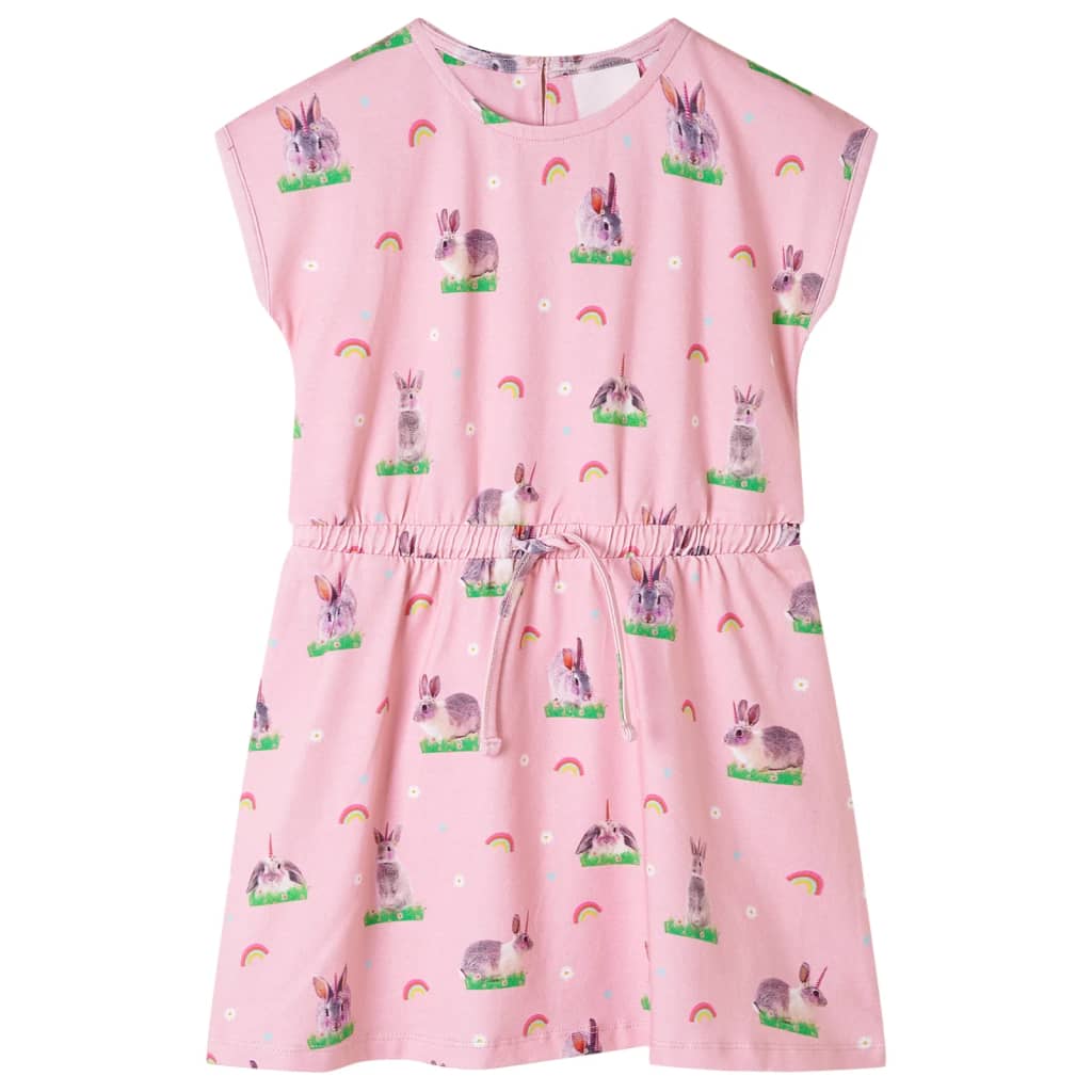Vaikiška suknelė, šviesiai rožinės spalvos, 92 dydžio