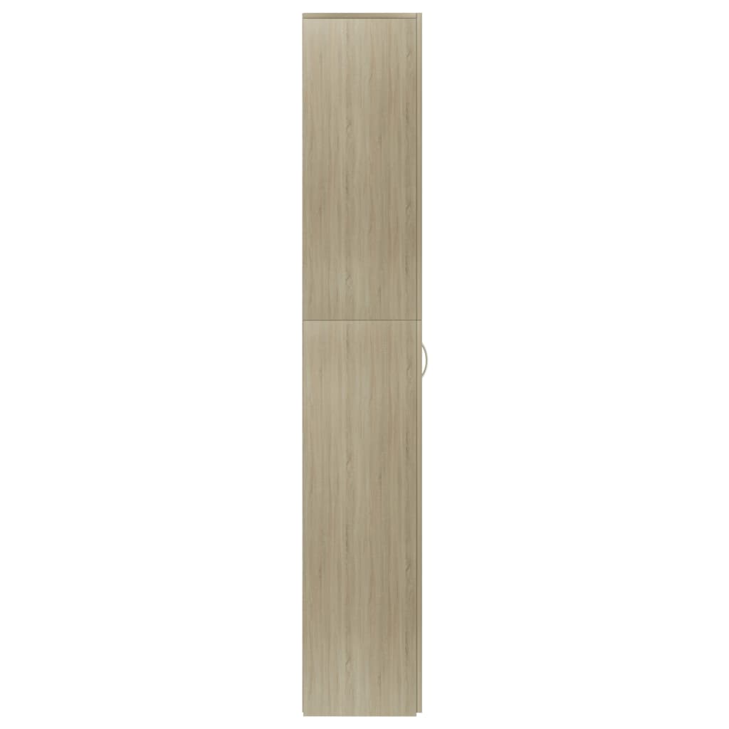 vidaXL Biuro spintelė, sonoma ąžuolo, 60x32x190cm, apdirbta mediena