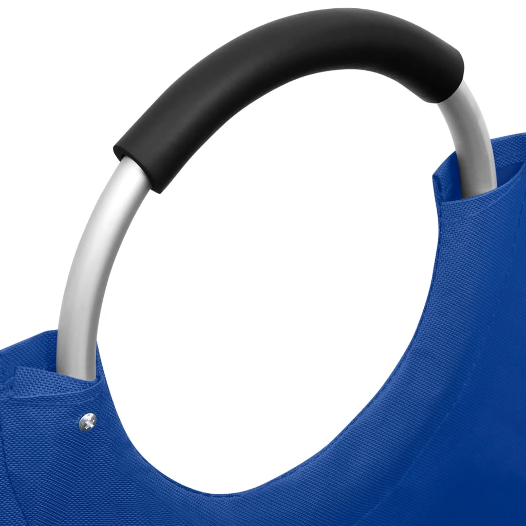 vidaXL Skalbinių rūšiavimo krepšys, mėlynos spalvos