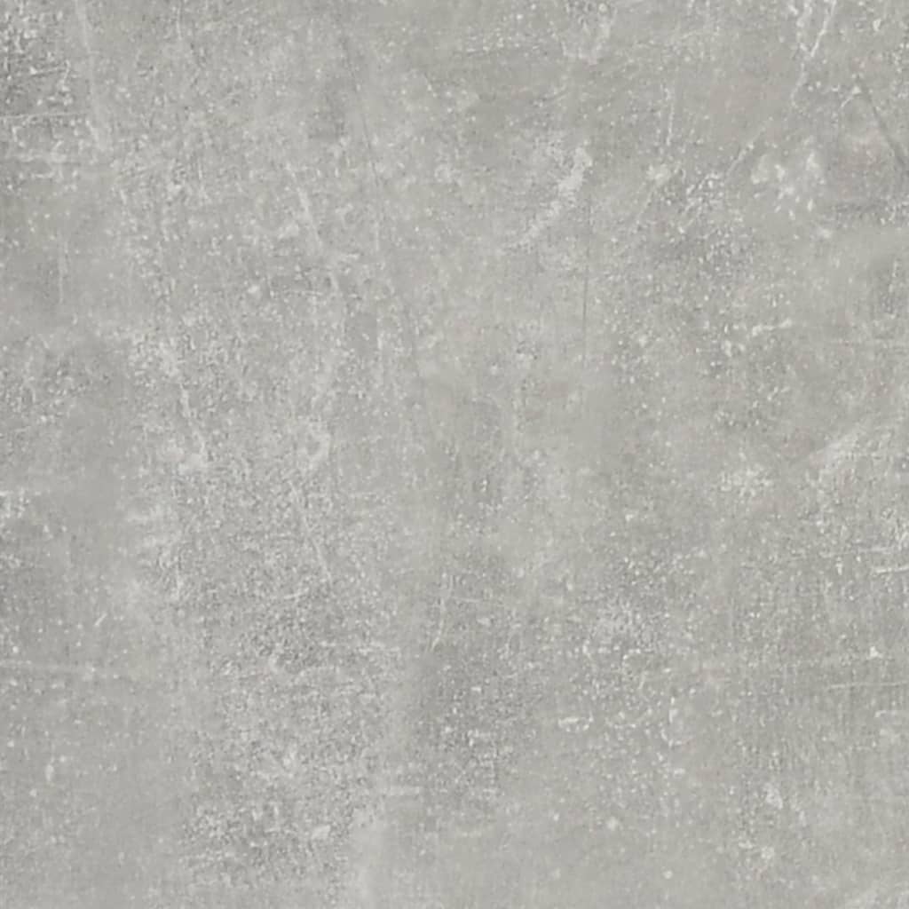 vidaXL Komoda, betono pilkos spalvos, 60x36x110cm, apdirbta mediena