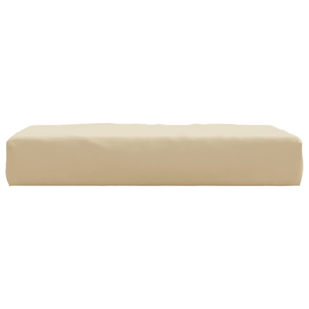 vidaXL Paletės pagalvėlė, smėlio spalvos, 60x60x8cm, oksfordo audinys