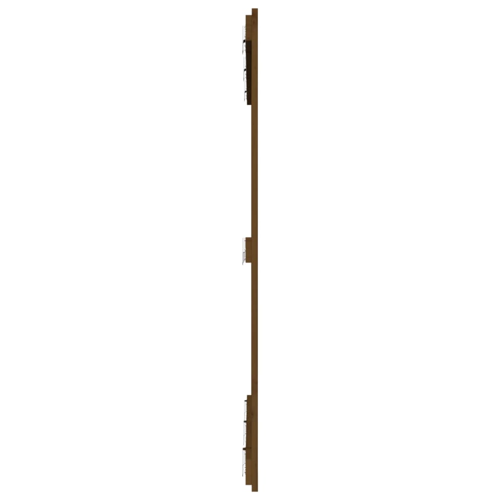 vidaXL Sieninis galvūgalis, medaus rudas, 127,5x3x110cm, pušis
