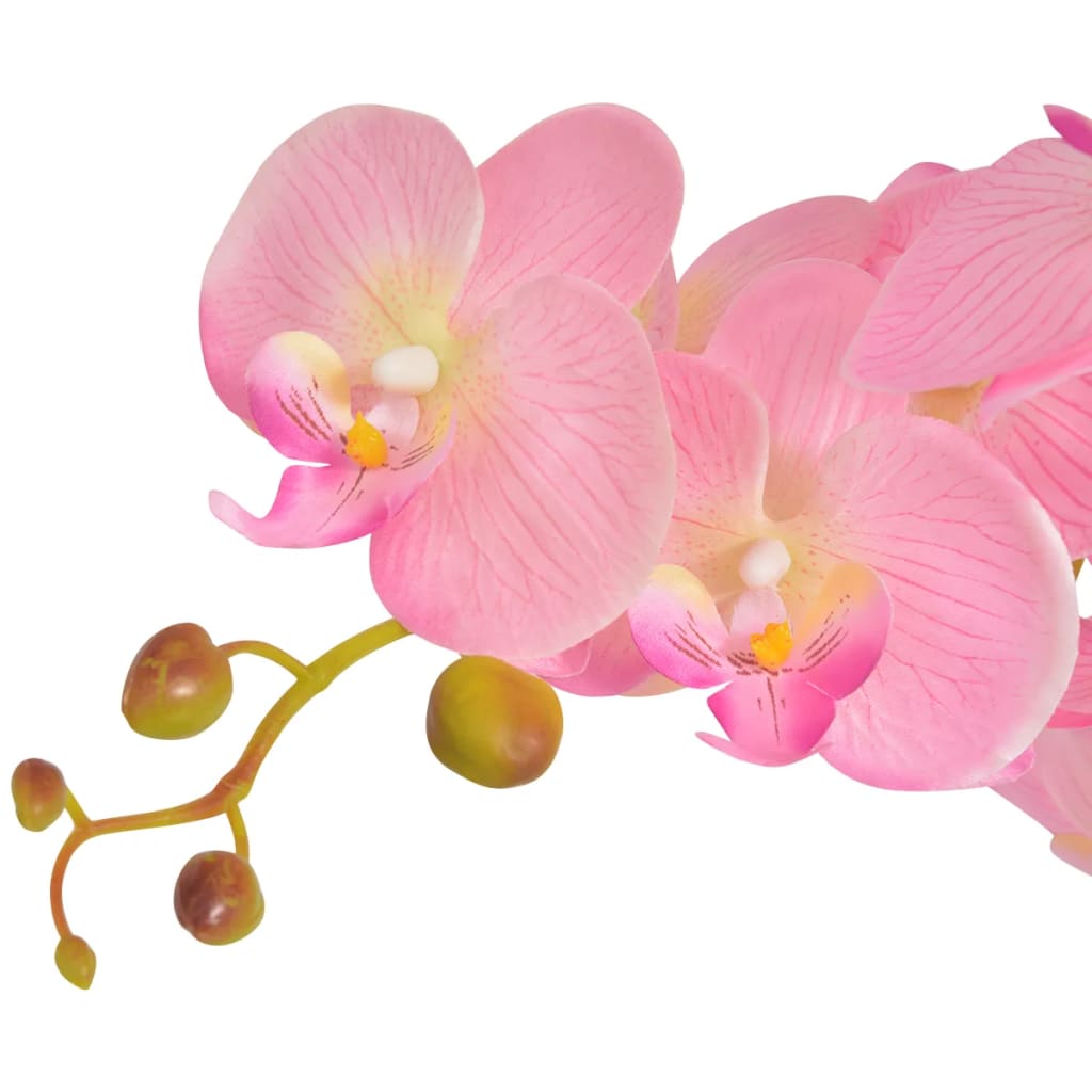 vidaXL Dirbtinė orchidėja su vazonu, 75 cm, rožinė
