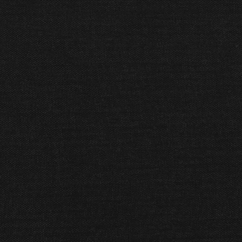 vidaXL Galvūgalis, juodos spalvos, 80x7x78/88 cm, audinys