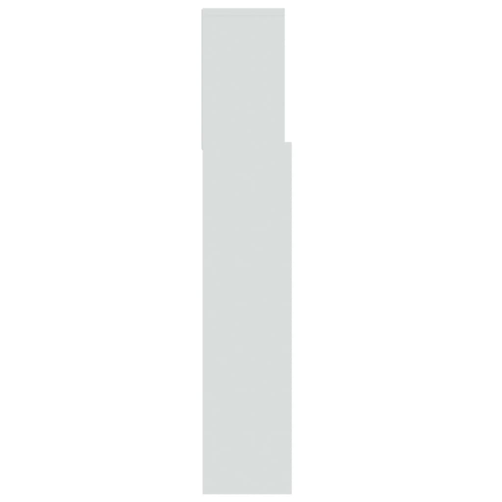 vidaXL Galvūgalis-spintelė, baltos spalvos, 100x19x103,5cm