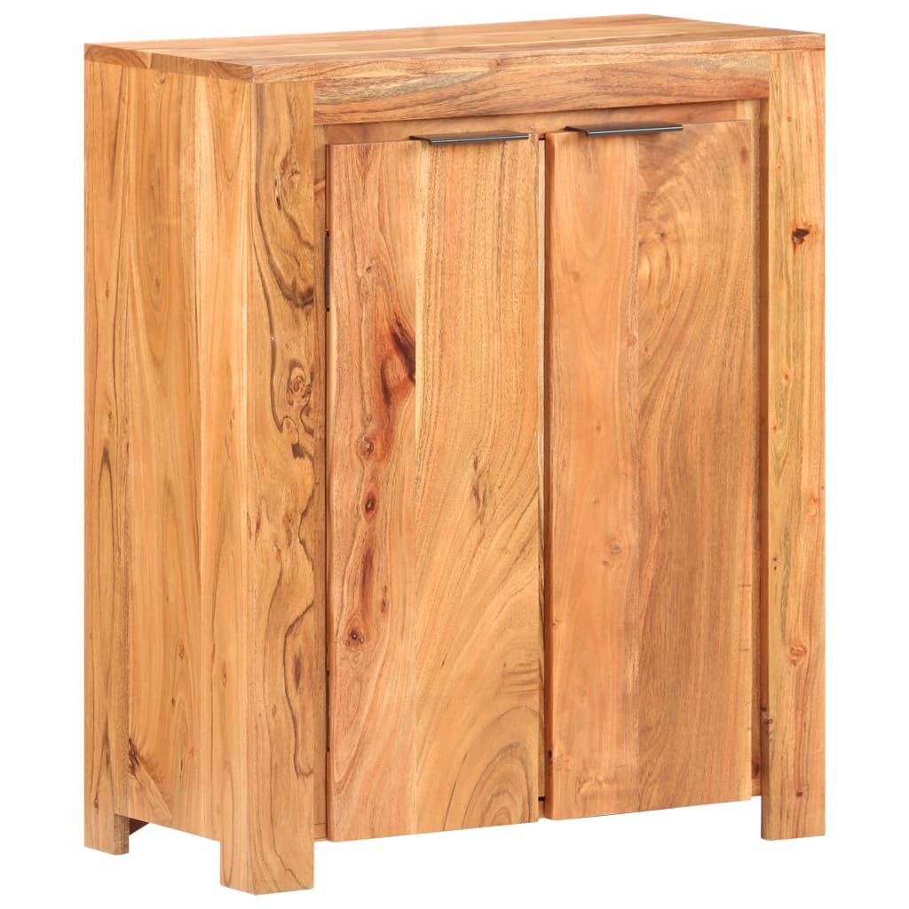 vidaXL Šoninė spintelė, 59x33x75cm, akacijos medienos masyvas
