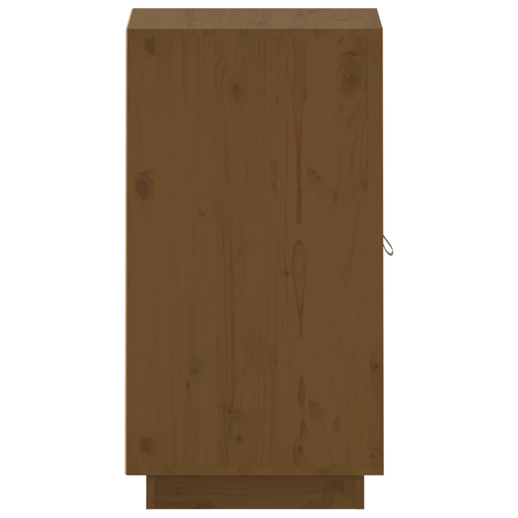 vidaXL Šoninė spintelė, medaus ruda, 34x40x75cm, pušies masyvas