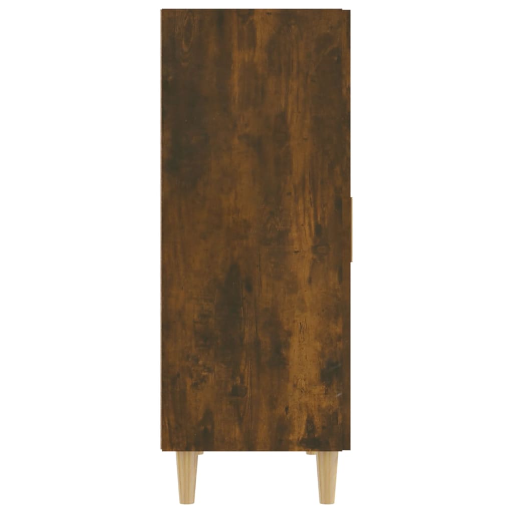 vidaXL Šoninė spintelė, dūminio ąžuolo, 70x34x90cm, apdirbta mediena