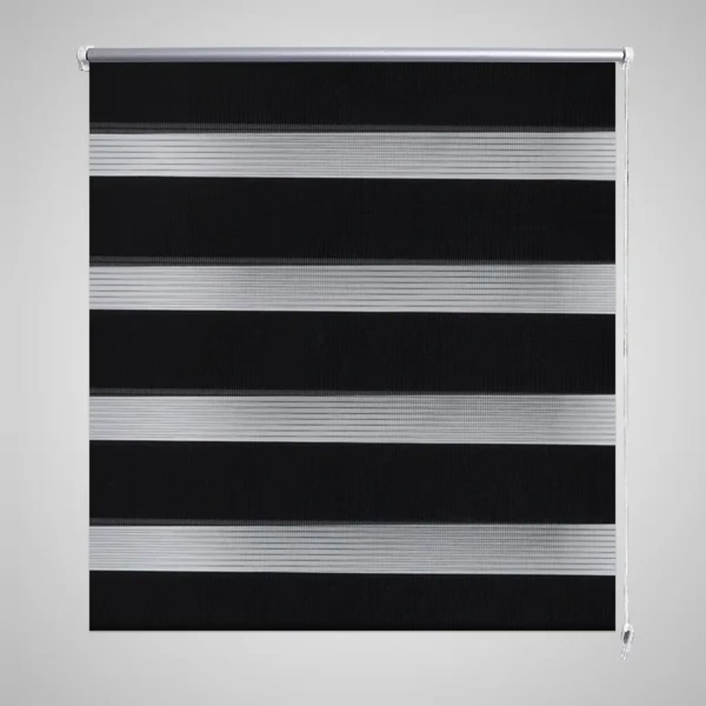 Zebra Žaliuzė, Roletas 60 x 120 cm, Juodas