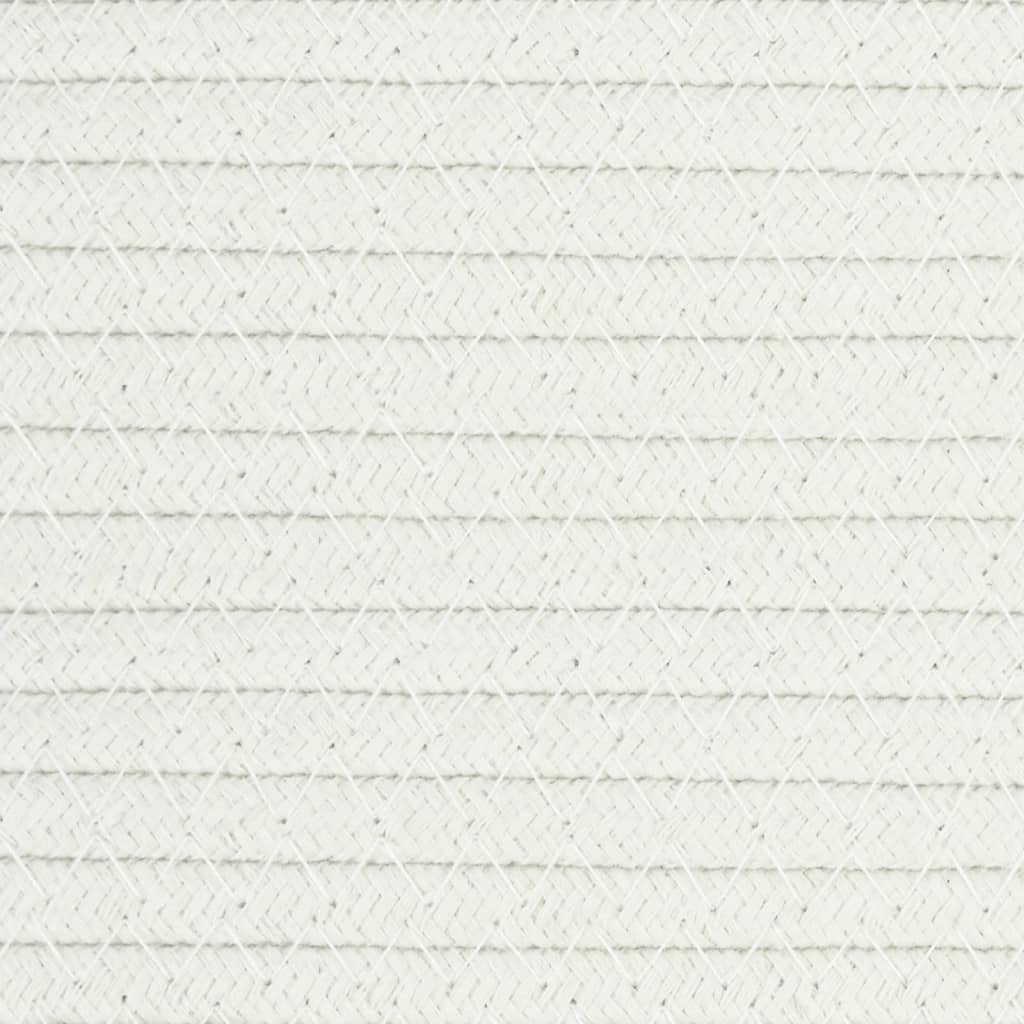 vidaXL Krepšys daiktams, pilkos ir baltos spalvos, 49x65cm, medvilnė