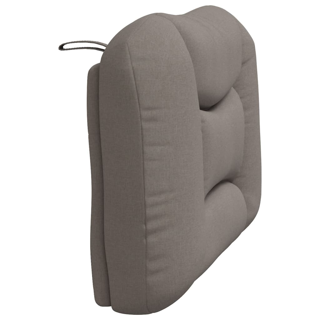 vidaXL Galvūgalio pagalvėlė, taupe spalvos, 80 cm, audinys