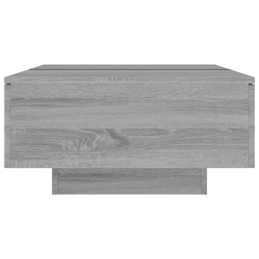 vidaXL Kavos staliukas, pilkas ąžuolo, 90x60x31cm, apdirbta mediena