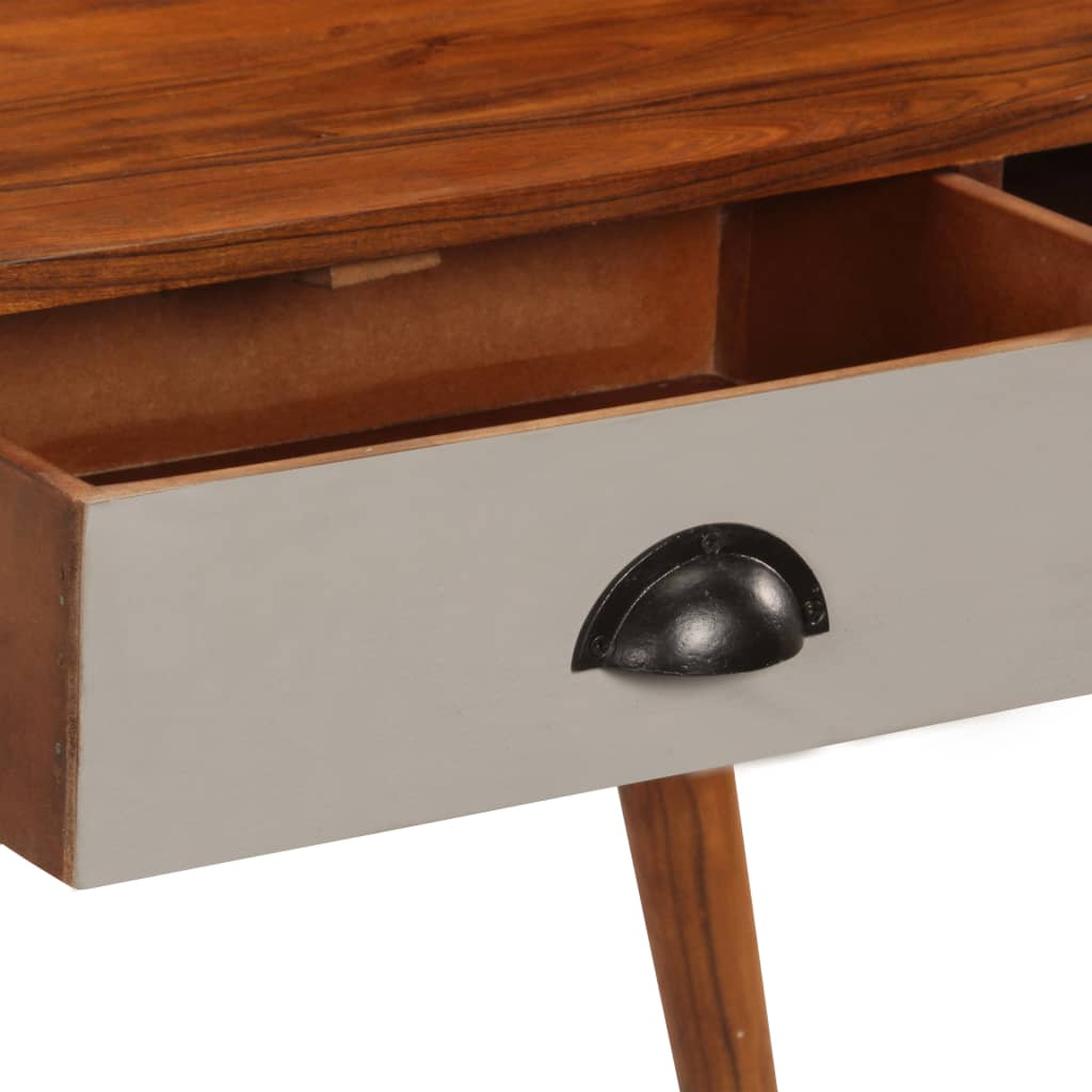 vidaXL Rašomasis stalas, 110x50x90cm, akacijos medienos masyvas