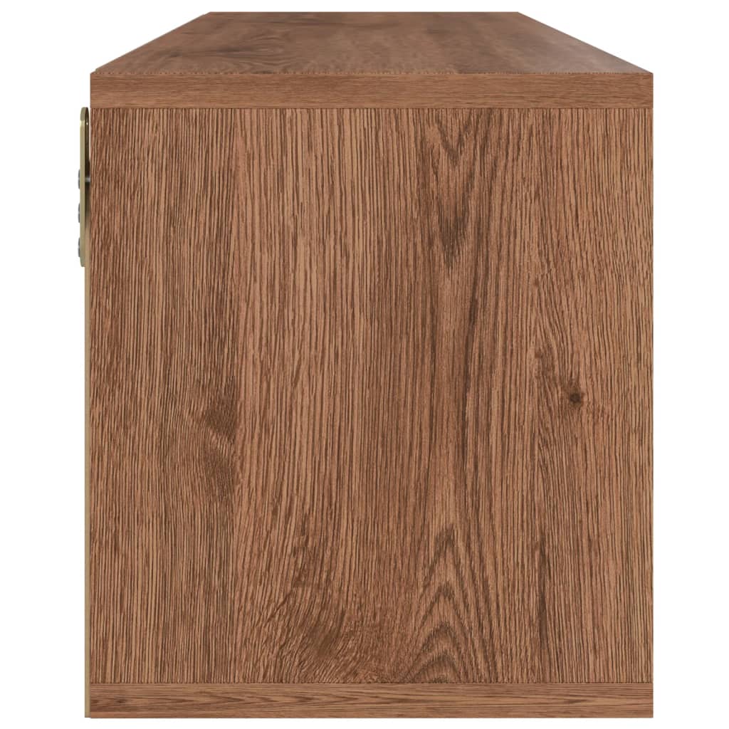 vidaXL Televizoriaus spintelė, ruda ąžuolo, 88,5x27,5x30,5cm, mediena