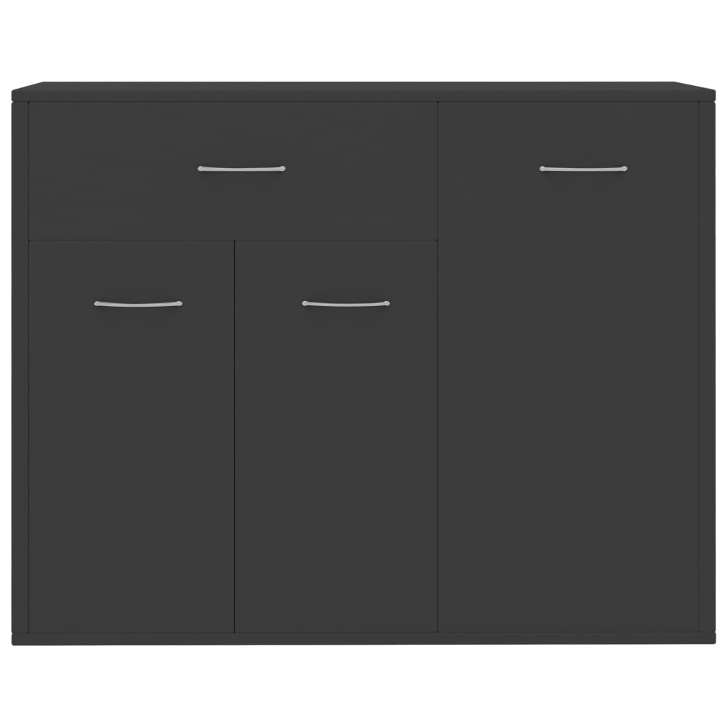 vidaXL Šoninė spintelė, pilkos spalvos, 88x30x70cm, MDP