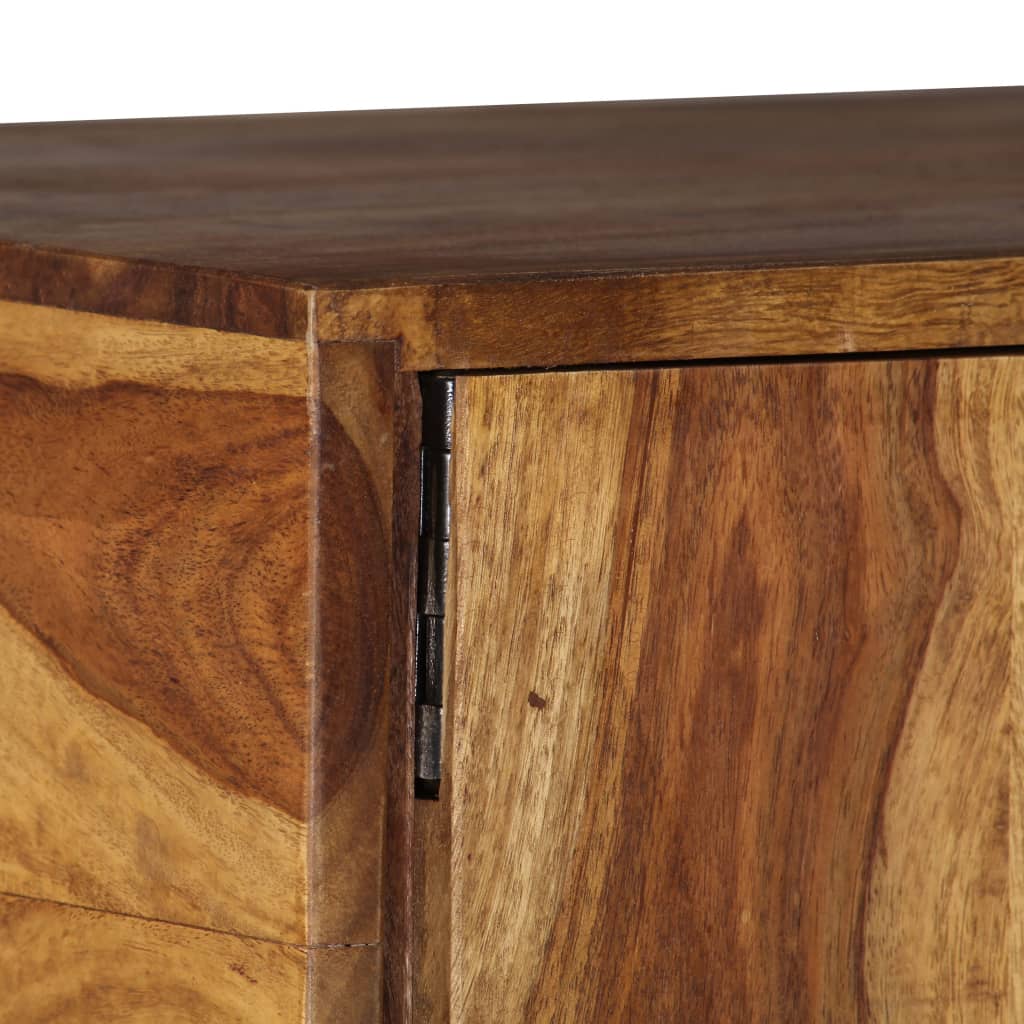 vidaXL Komoda, 90x35x170 cm, rausvosios dalbergijos medienos masyvas