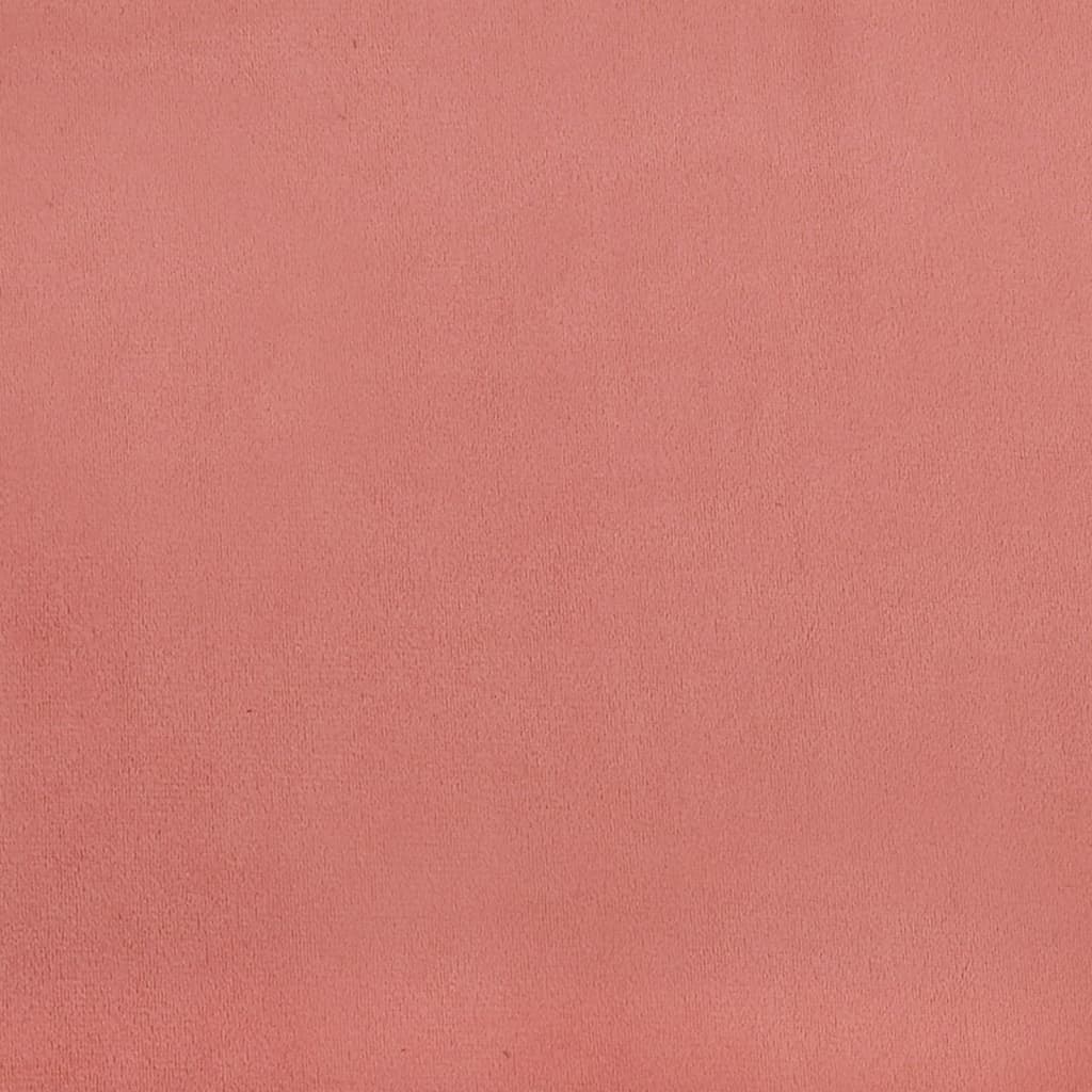 vidaXL Sienų plokštės, 12vnt., rožinės, 30x30 cm, aksomas, 0,54 m²