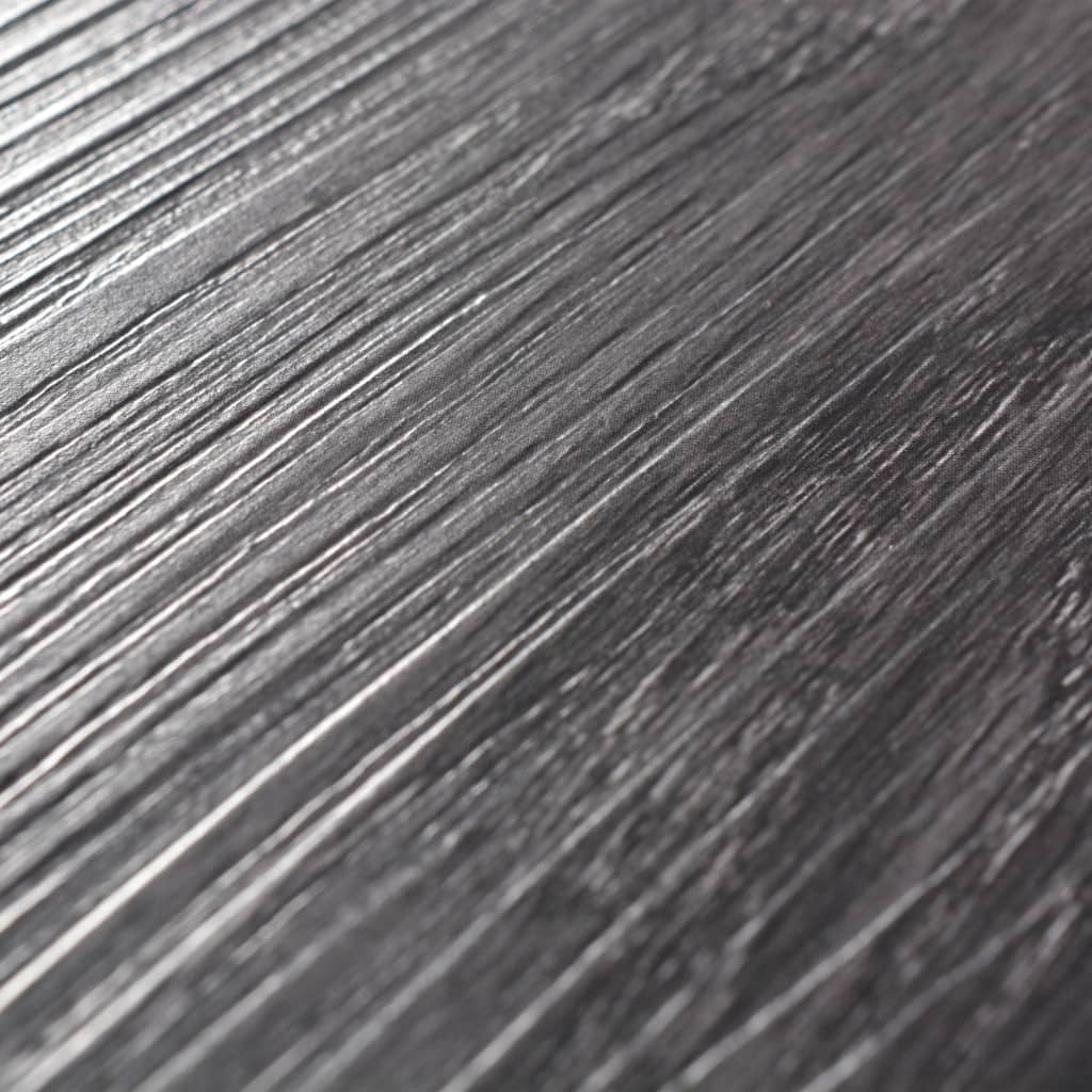 vidaXL PVC grindų plokštės, prilipd., 5,02m², 2 mm, juodos ir baltos
