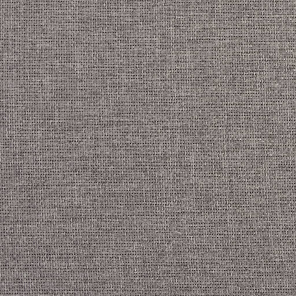 vidaXL Suoliukas-daiktadėžė, šviesiai pilkos spalvos, dirbtinis linas
