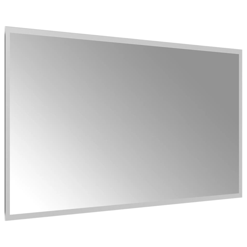 vidaXL Vonios kambario LED veidrodis, 50x90cm