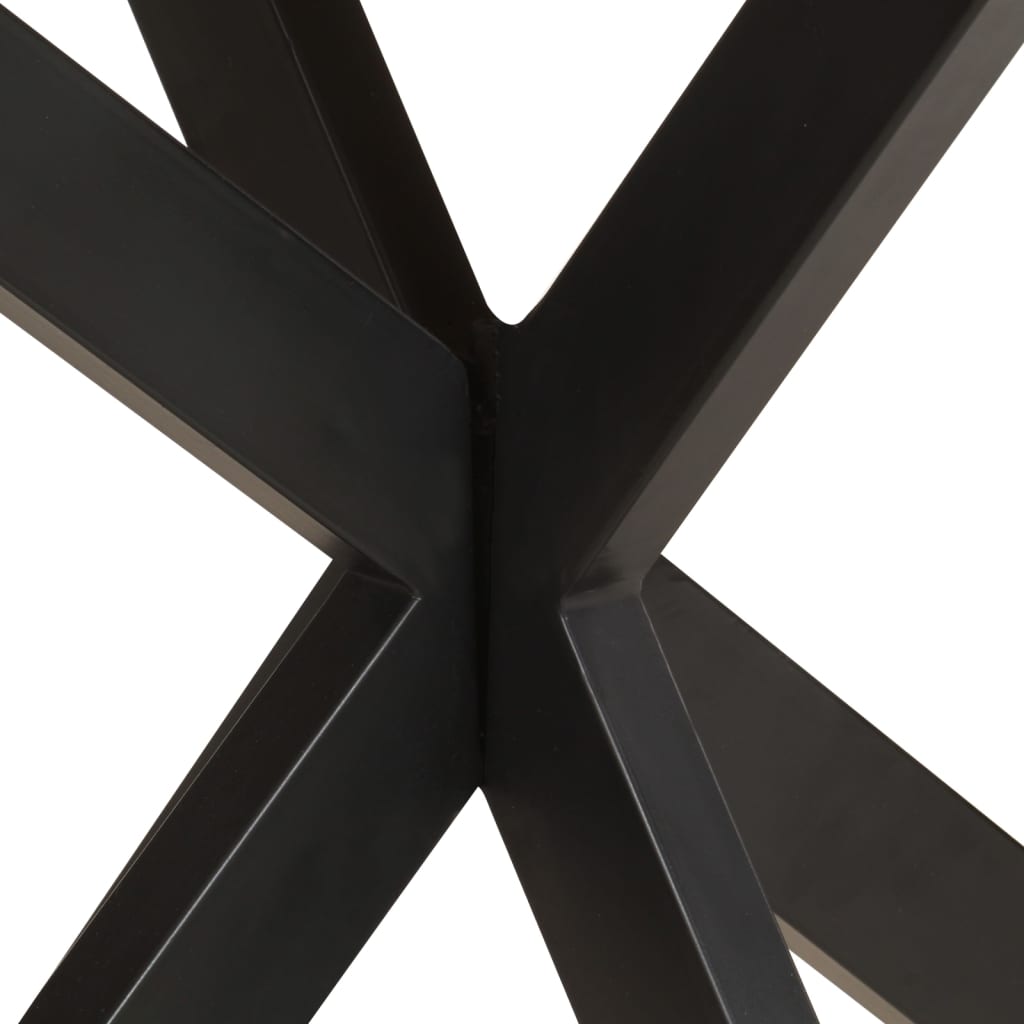 vidaXL Valgomojo stalas, 140x80x75cm, akacija su dalbergijos apdaila