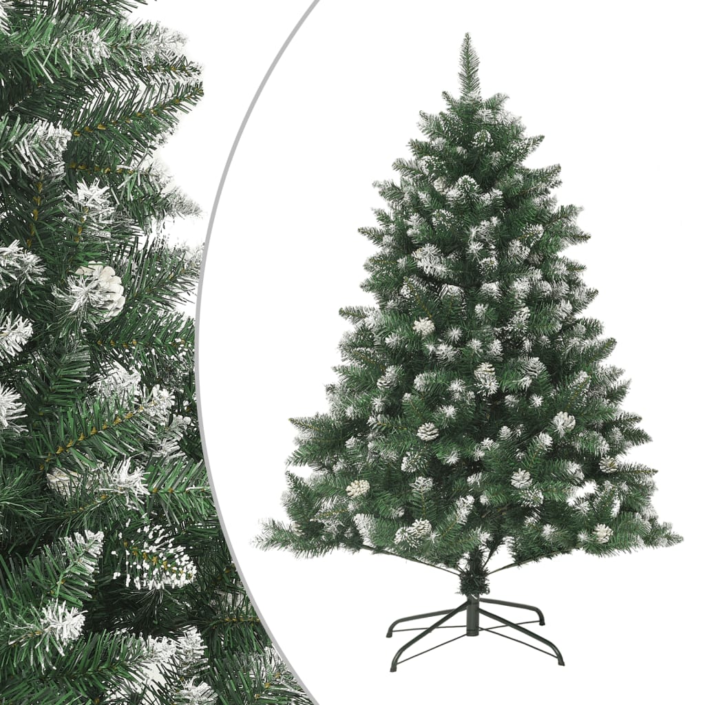vidaXL Dirbtinė Kalėdų eglutė su stovu, 150cm, PVC