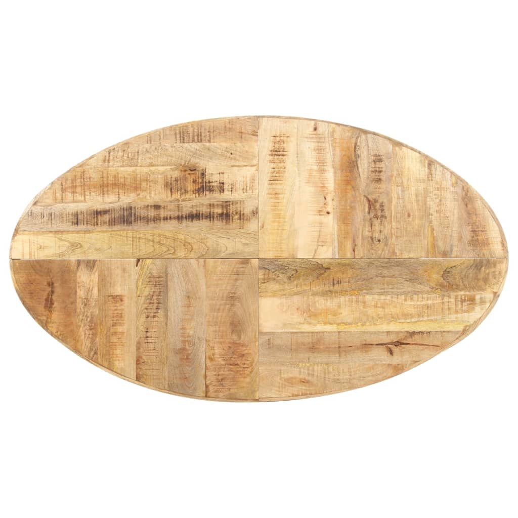 vidaXL Valgomojo stalas, 140x80x75cm, mango medienos masyvas