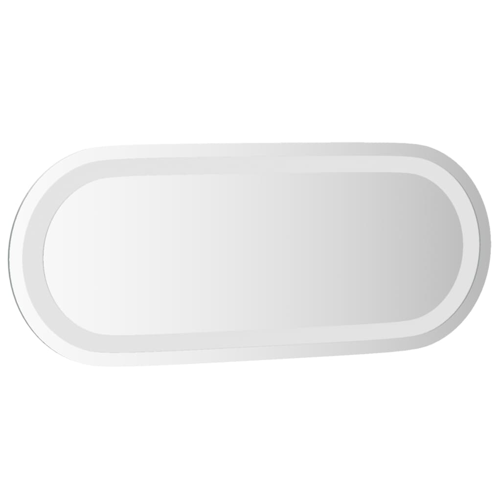 vidaXL Vonios kambario LED veidrodis, 50x20 cm, ovalus