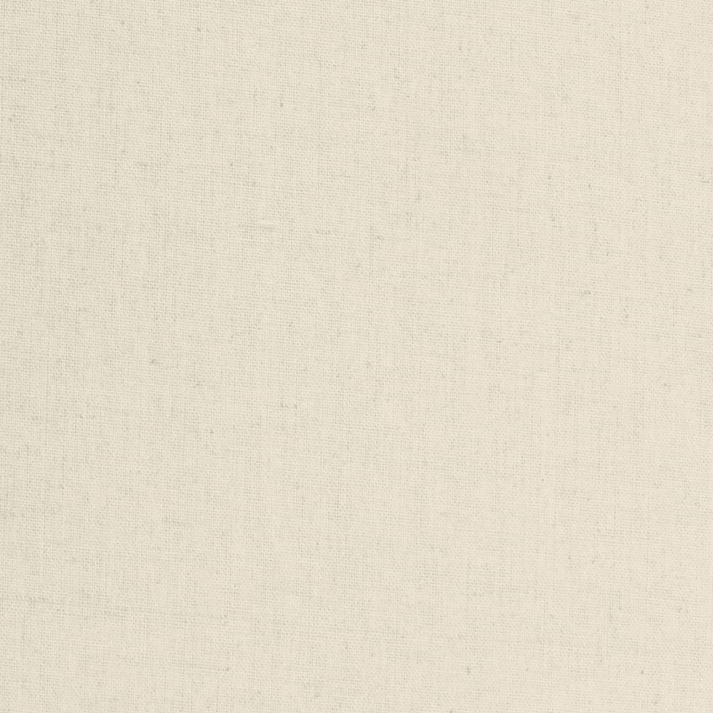 vidaXL Dvivietė chesterfield sofa, kreminės spalvos, audinys