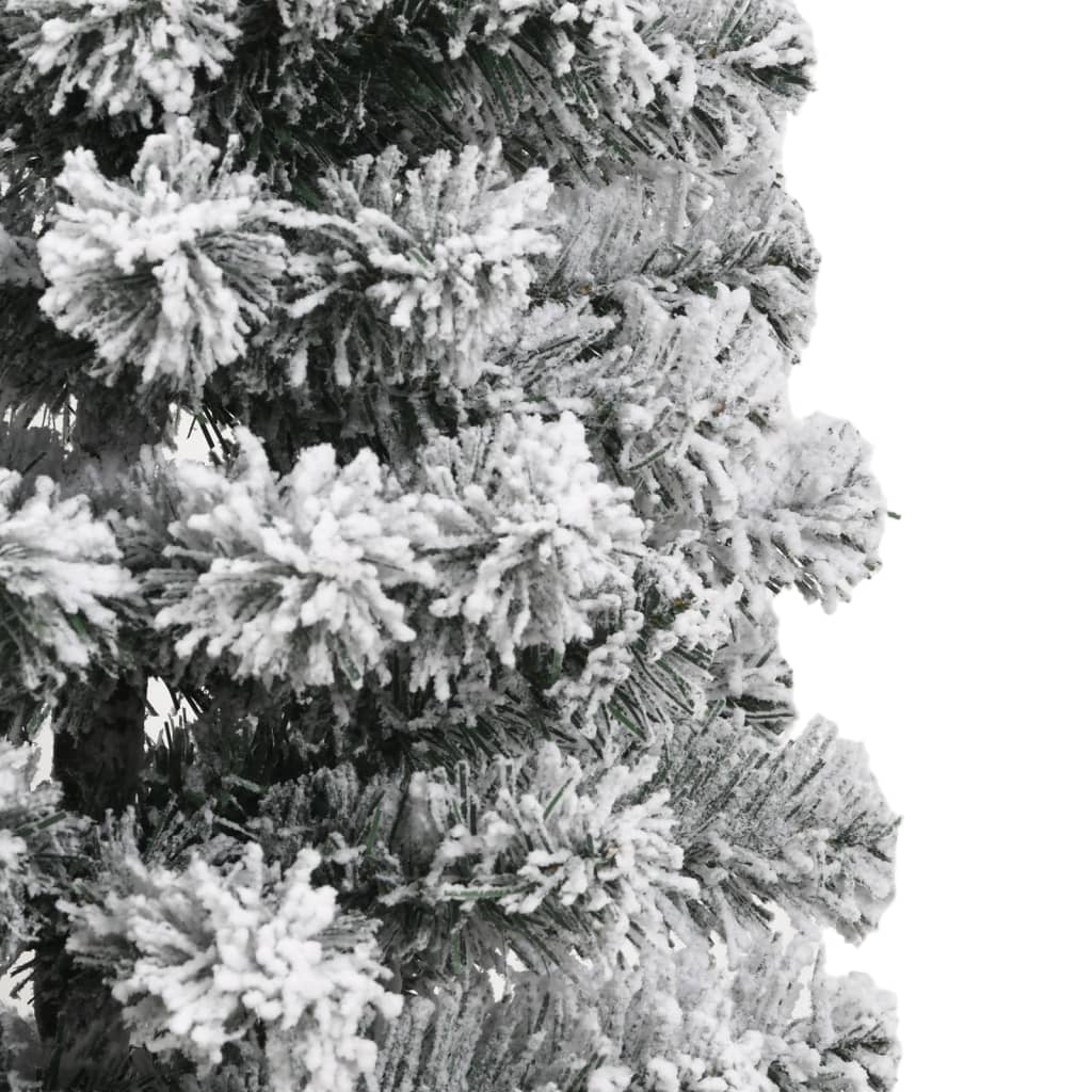 vidaXL Dirbtinė eglutė su šarnyrinėmis šakomis, 120cm, dengta sniegu