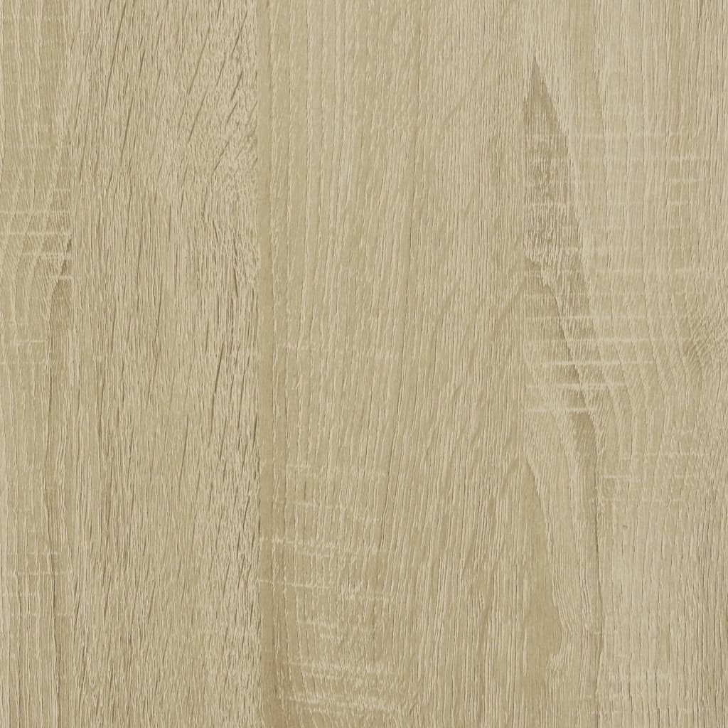 vidaXL Lovos rėmas, sonoma ąžuolo spalvos, 90x190cm, apdirbta mediena