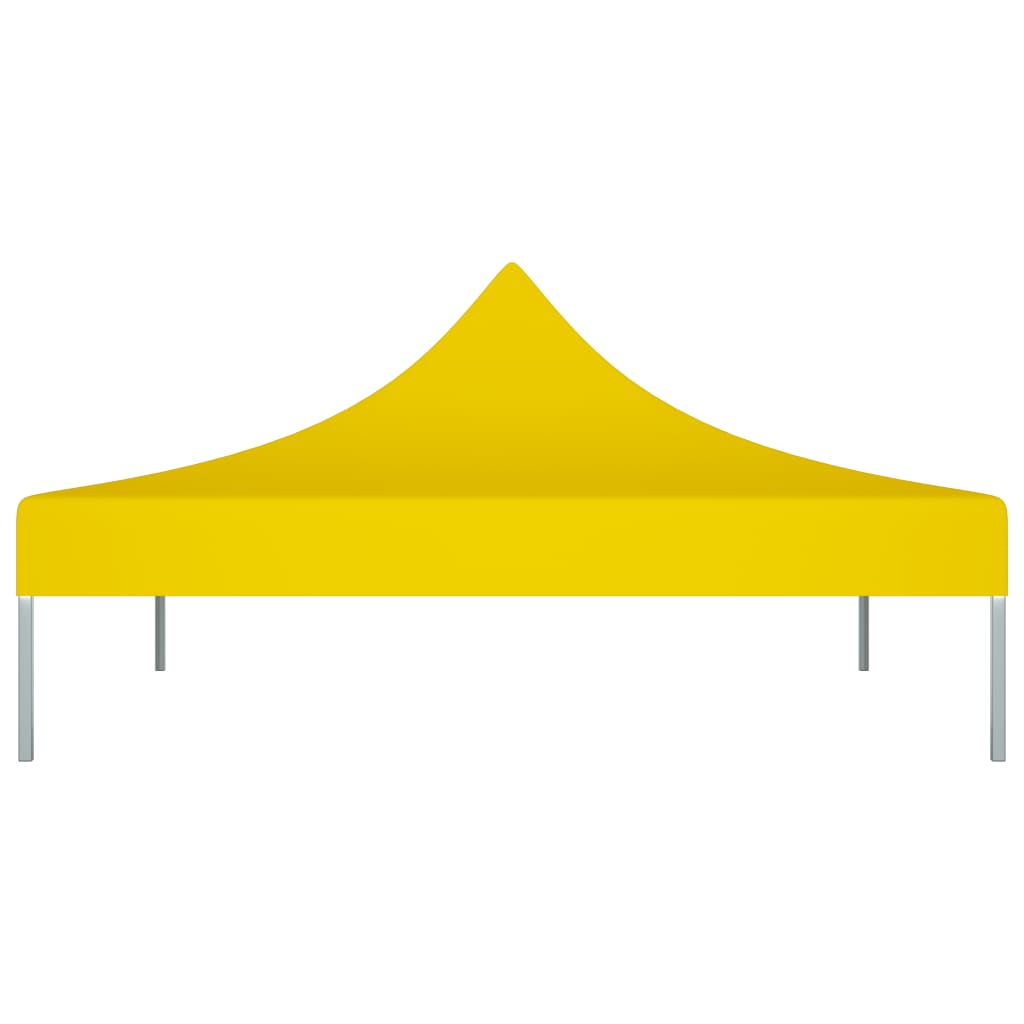 vidaXL Proginės palapinės stogas, geltonos spalvos, 2x2m, 270 g/m²