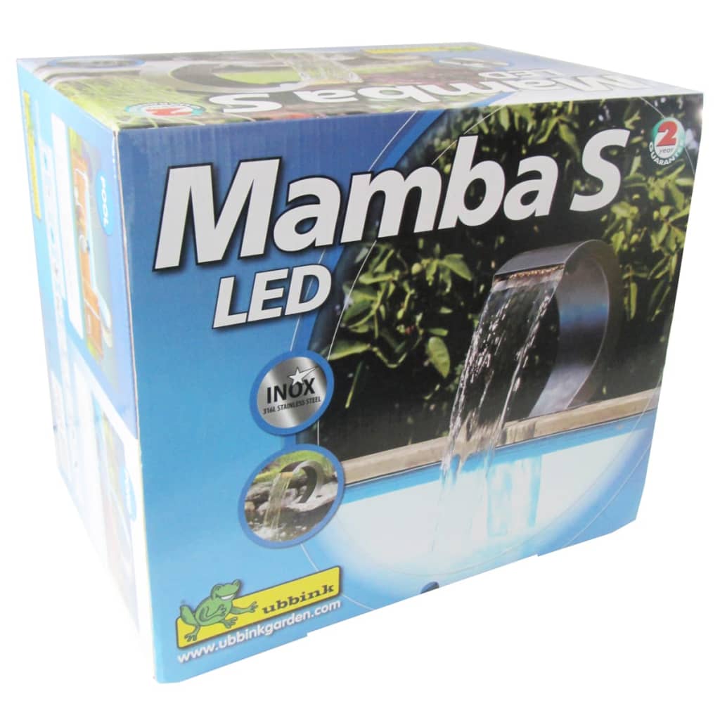 Ubbink Krioklys Mamba S-LED, nerūdijantis plienas, 7504632