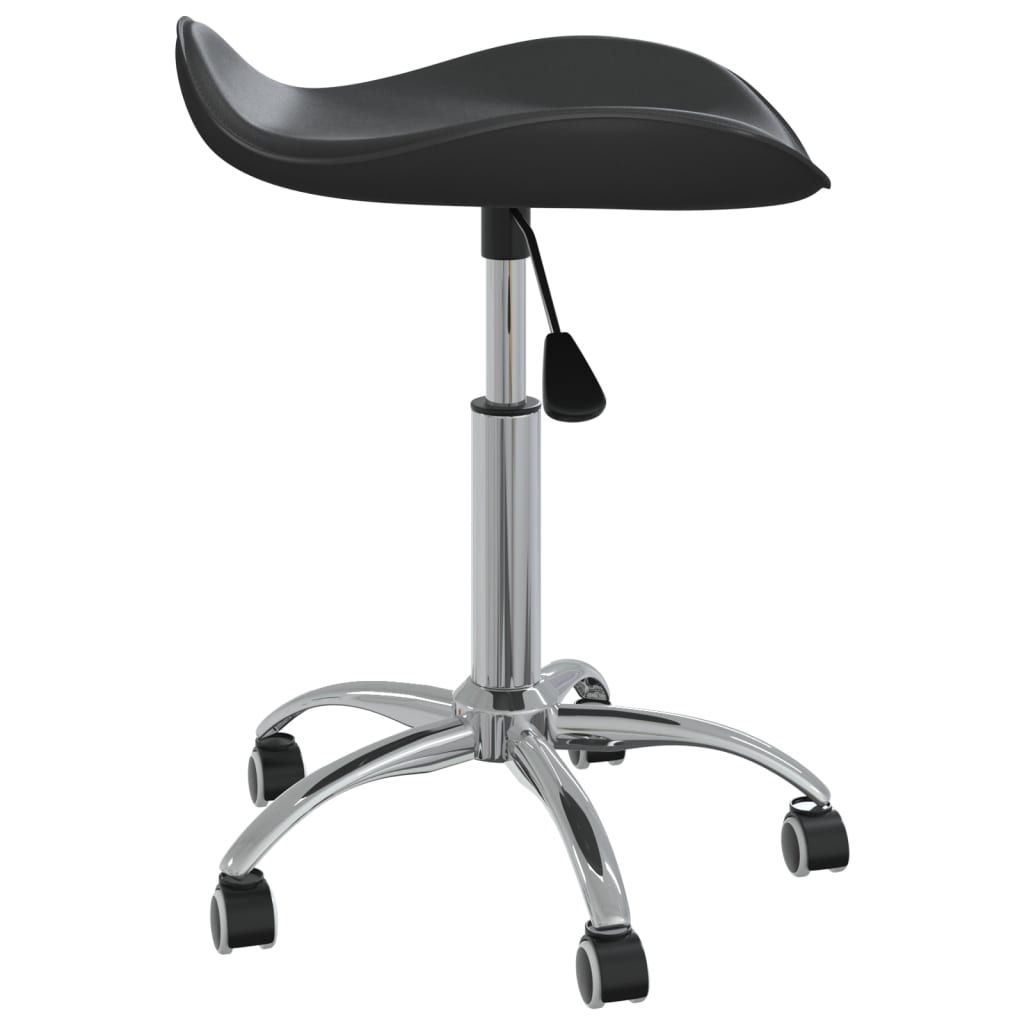vidaXL Biuro kėdė, juodos spalvos, dirbtinė oda (323684)