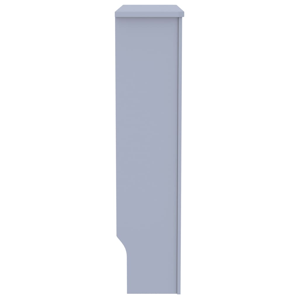 vidaXL Radiatoriaus uždangalas, pilkos spalvos, 78cm, MDF