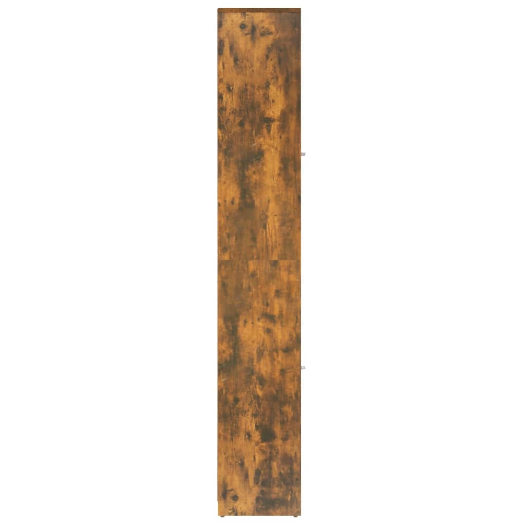 vidaXL Vonios spintelė, dūminio ąžuolo, 30x30x183,5cm, mediena