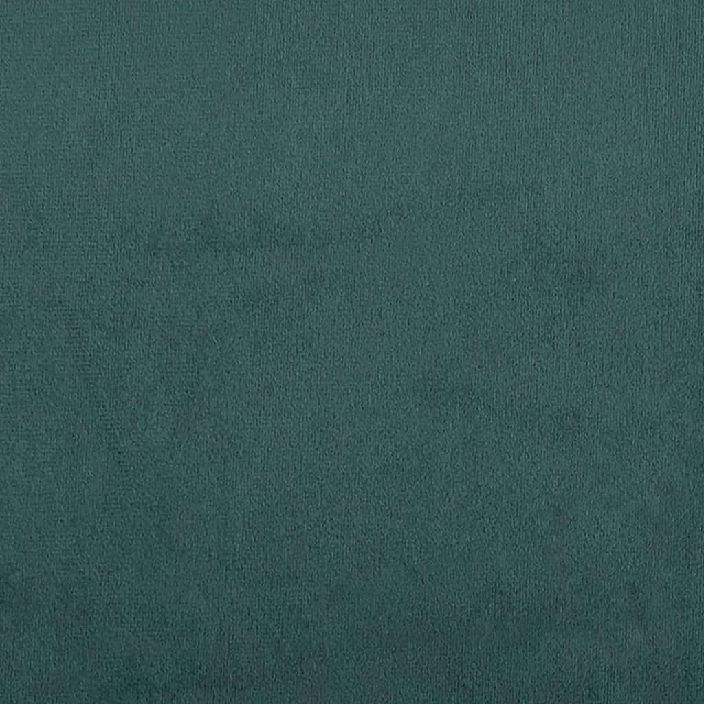 vidaXL Krėslas, tamsiai žalios spalvos, 62x79x79cm, aksomas