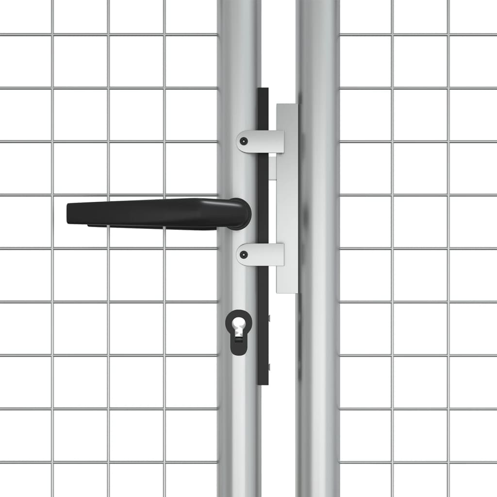 vidaXL Sodo vartai, sidabrinės sp., 415x175cm, galvanizuotas plienas