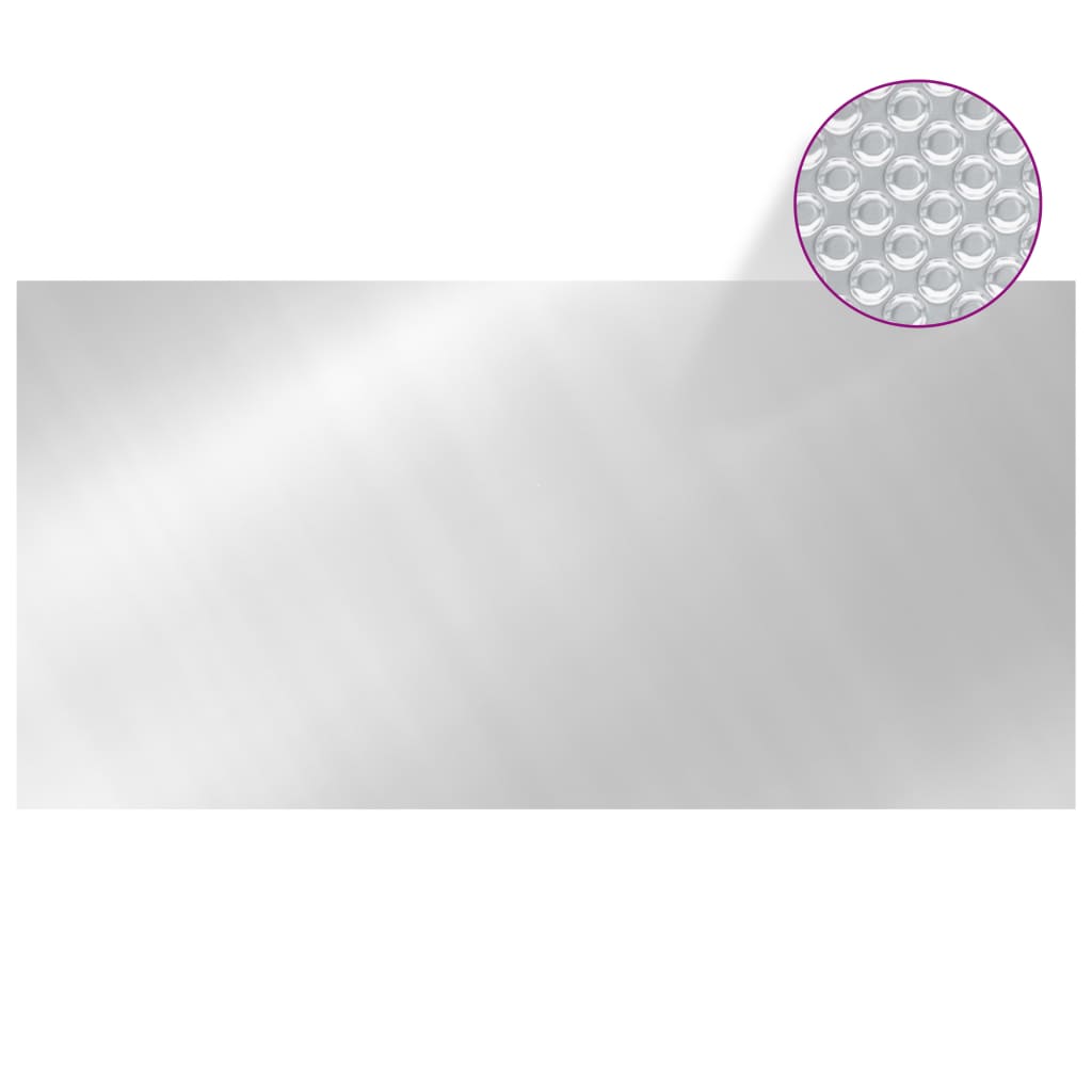 vidaXL Baseino uždangalas, sidabrinės spalvos, 549x274cm, PE